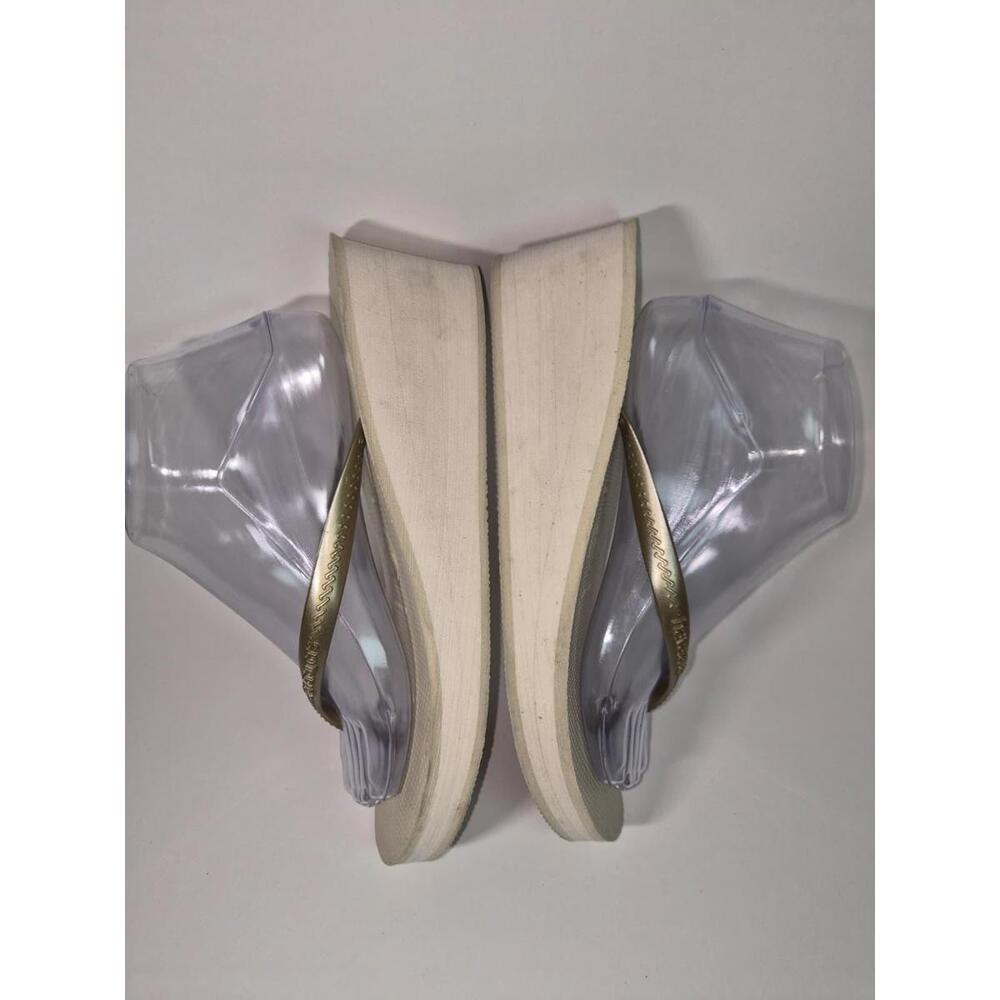 Havaianas Women's Flip Flops Sandals Summer Beach Size 7-8 Beige - Picture 4 of 9